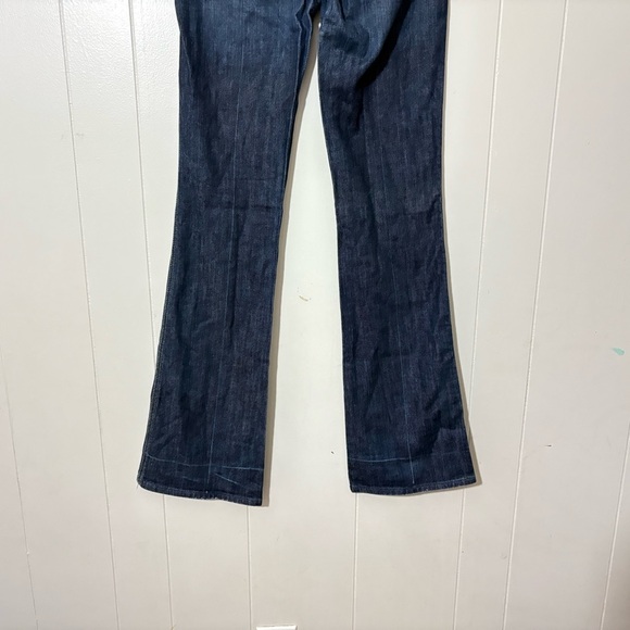 7 For All Mankind Jeans Womens Blue Denim Pants A Pocket Bootcut Size 28 - Picture 6 of 10